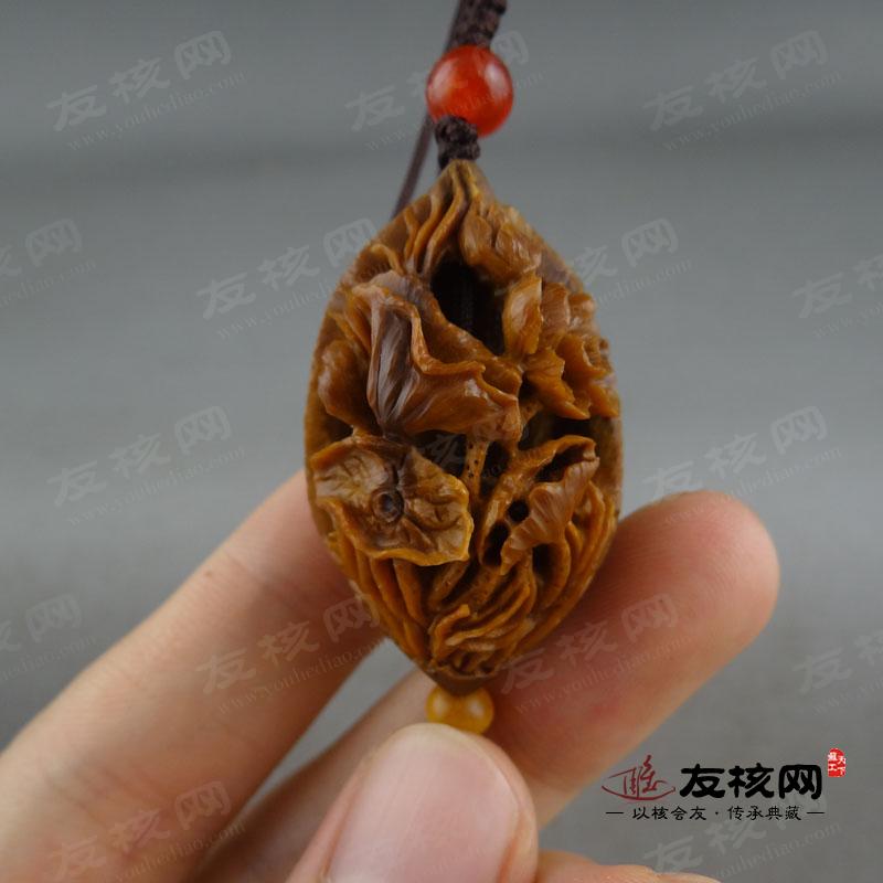 橄榄核铁核 荷韵 袁清华 苏工手工精品 细节